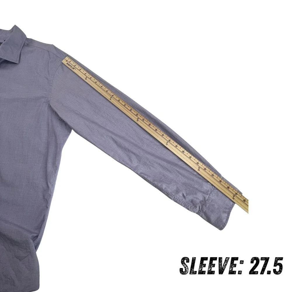 Polo Ralph‎ Lauren Mens XXL Slim Fit Cotton Stretch Button Down Shirt Purple